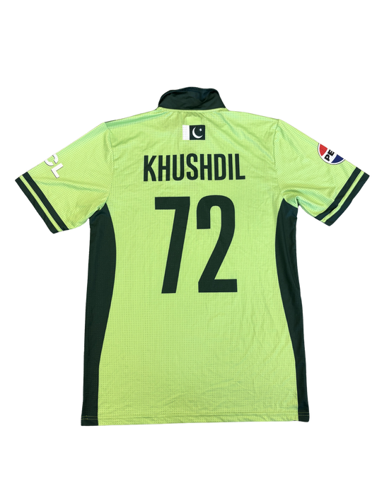 Khushdil Shah Pakistan 2025 Champions Trophy Match Worn SS Playing Shirt