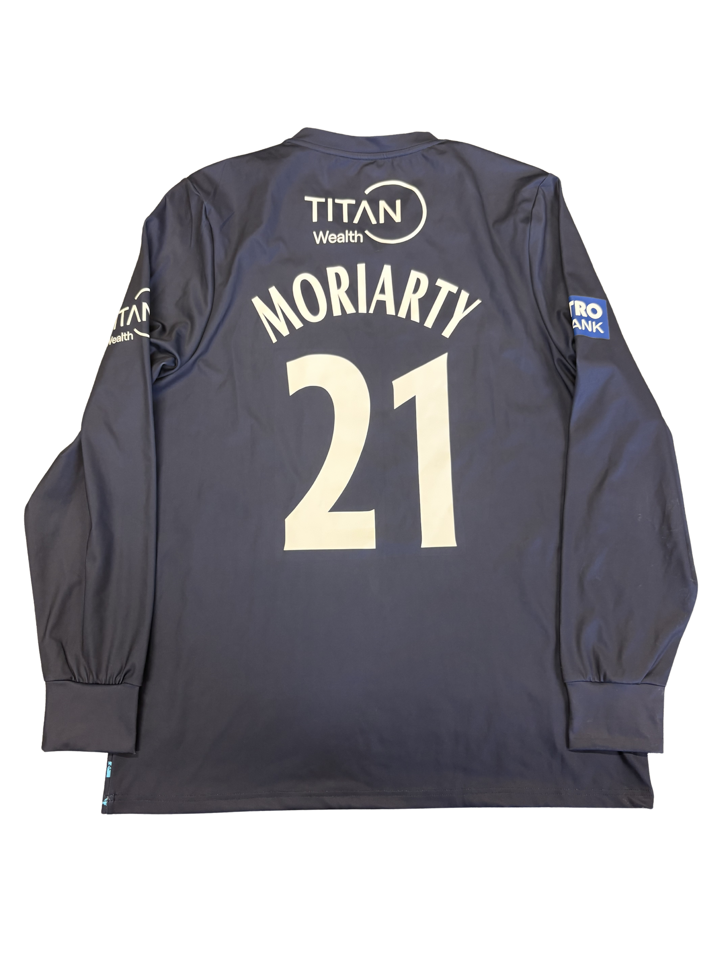 Dan Moriarty Yorkshire 2025 MB50 Match Worn LS Playing Jumper