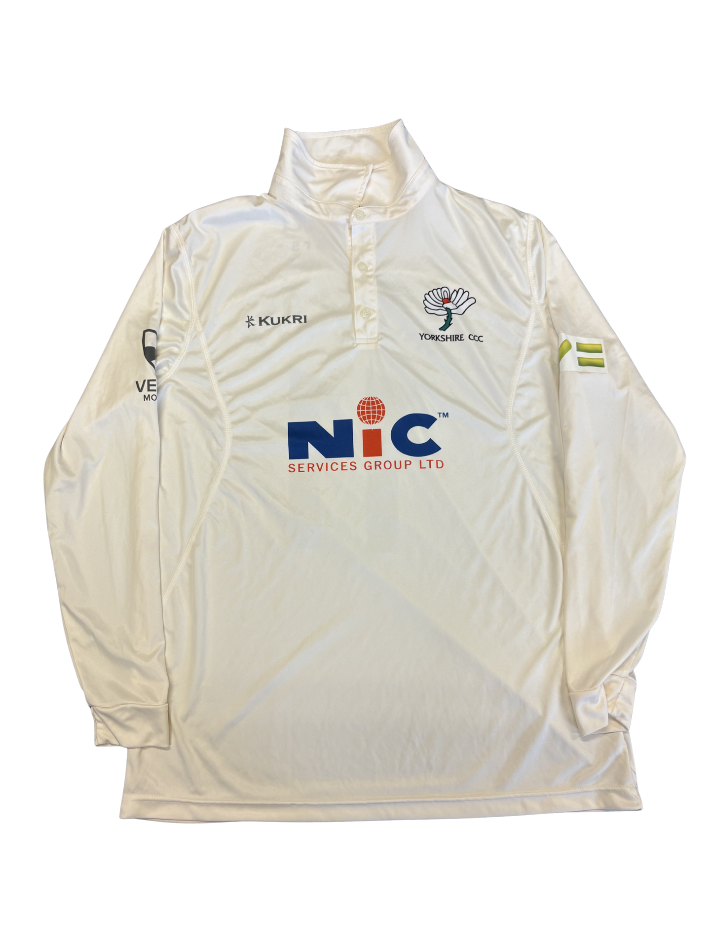 Dan Moriarty Yorkshire 2023 County Championship Match Worn LS Playing Shirt