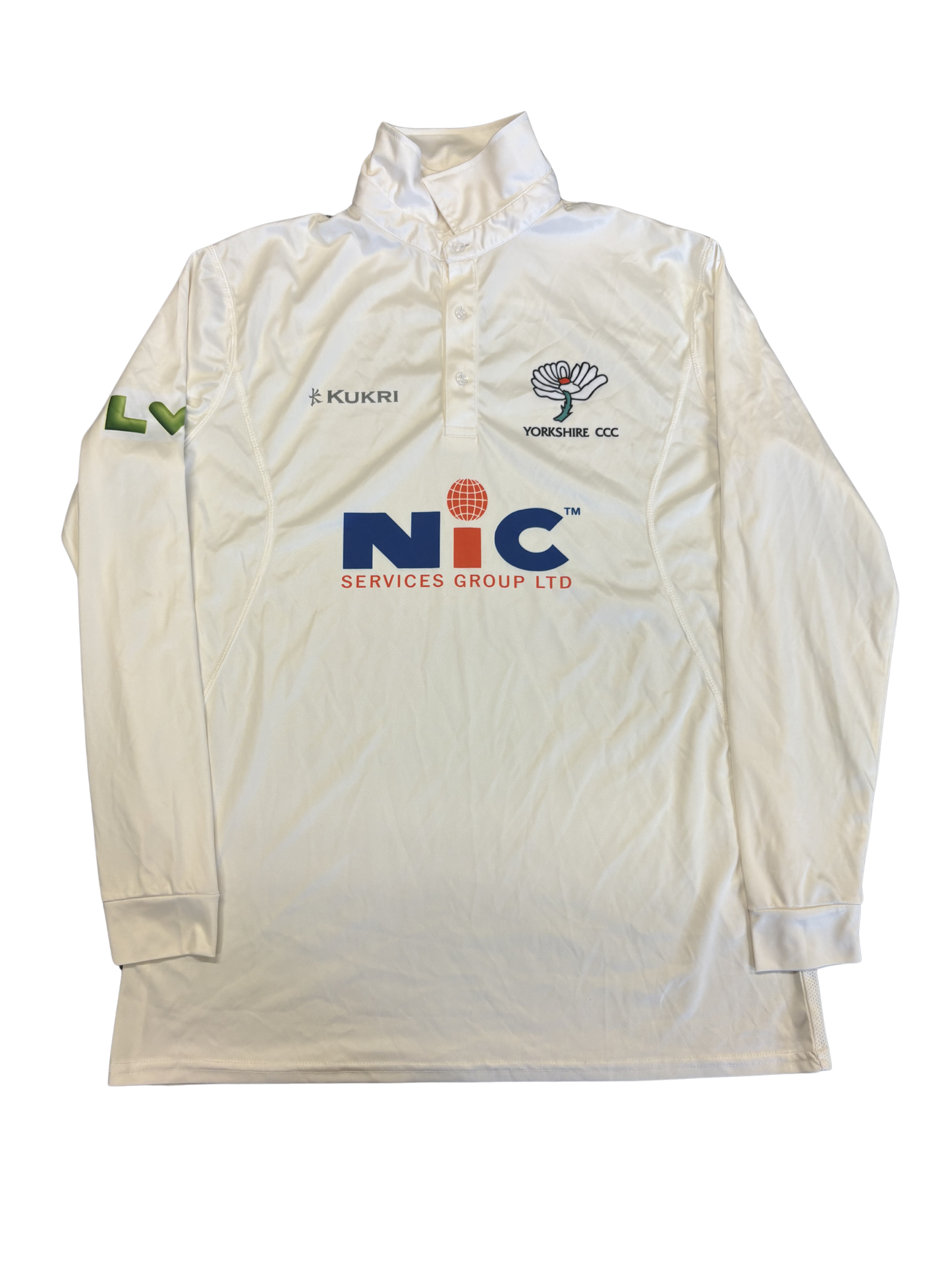 Yorkshire 2023 County Championship Match Worn LS Playing Shirt