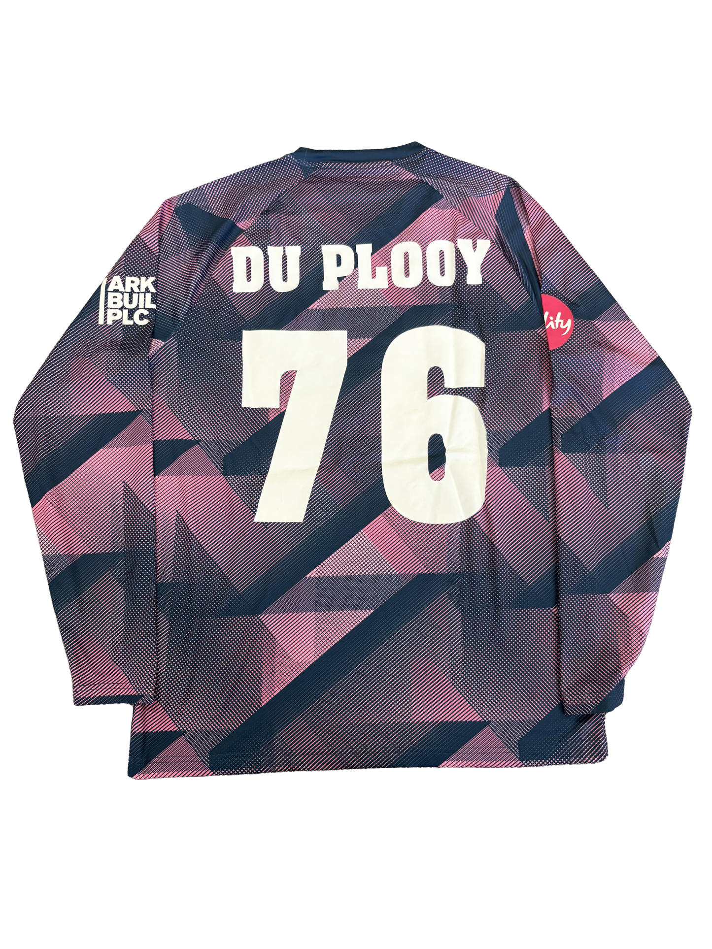 Leus Du Plooy Middlesex 2025 T20 Match Worn LS Playing Shirt