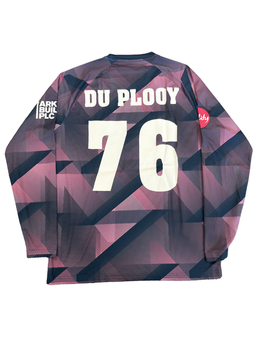 Leus Du Plooy Middlesex 2025 T20 Match Worn LS Playing Shirt