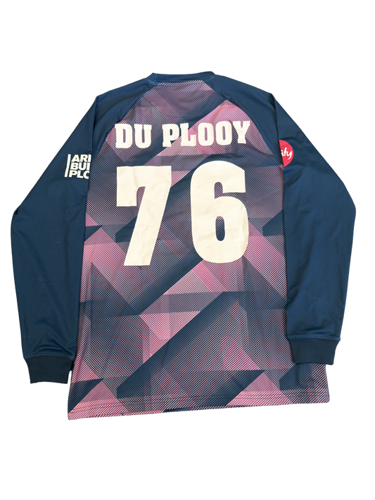 Leus Du Plooy Middlesex 2025 T20 Match Worn LS Playing Jumper