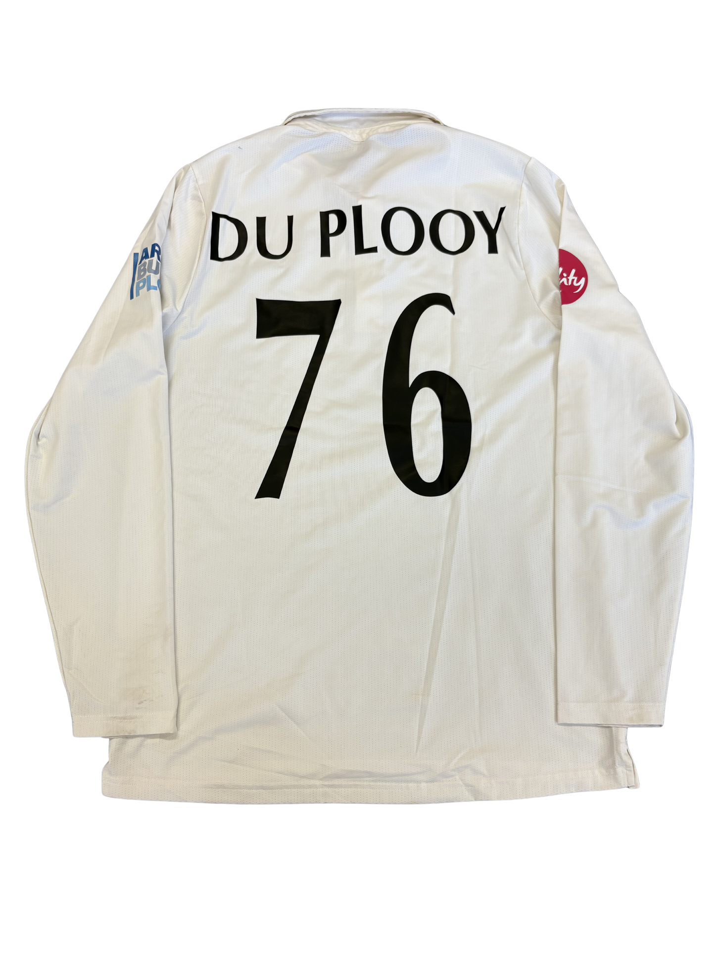 Leus Du Plooy Middlesex 2024 County Championship Match Worn LS Playing Shirt