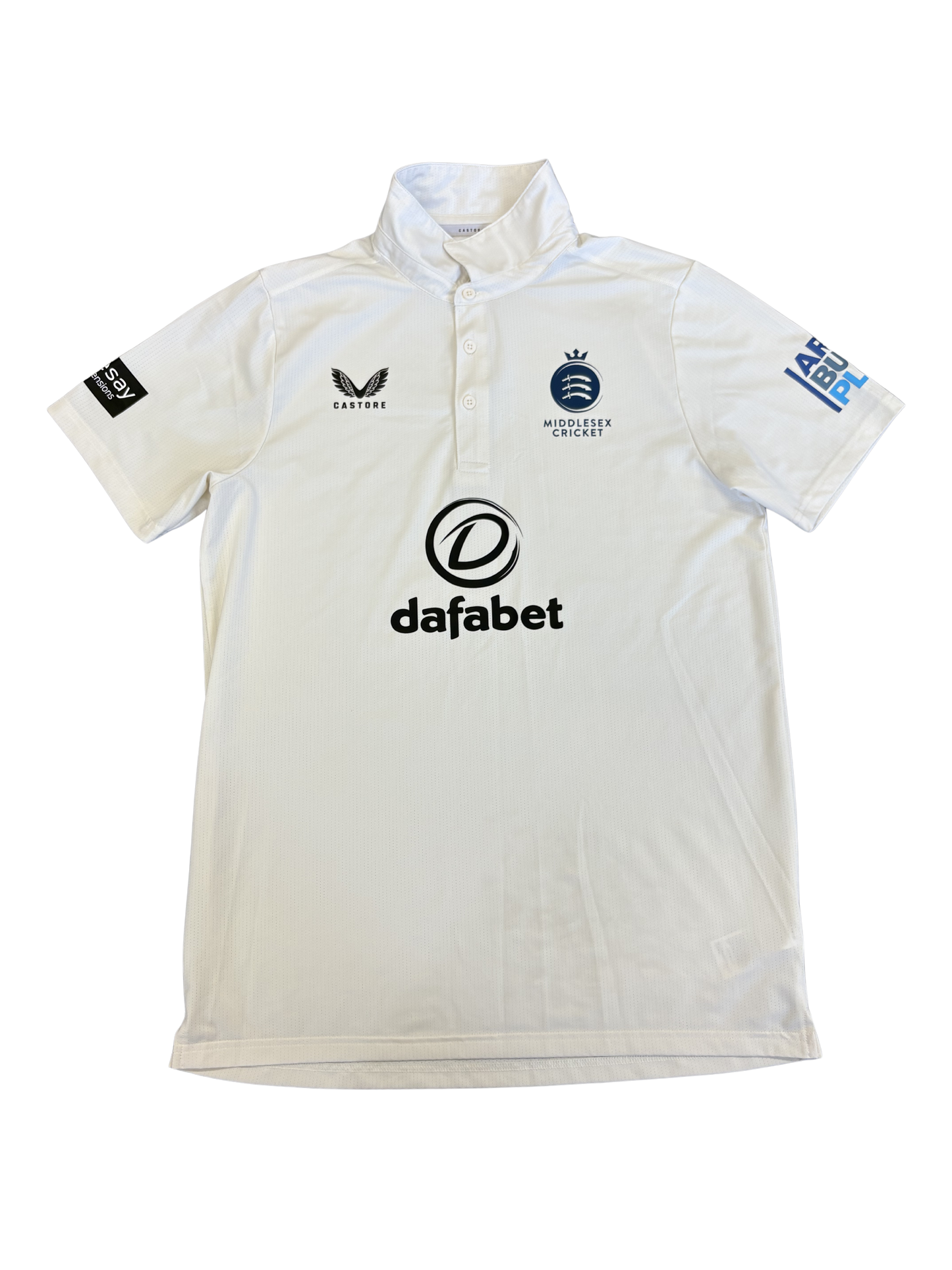 Leus Du Plooy Middlesex 2025 County Championship Match Worn SS Playing Shirt