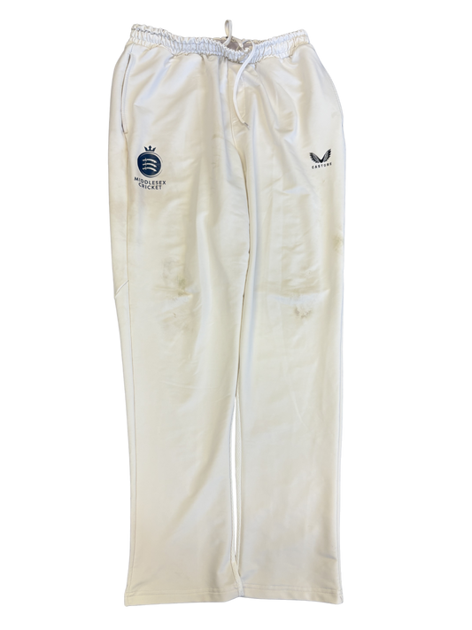 Middlesex County Championship Match Worn Playing Trousers