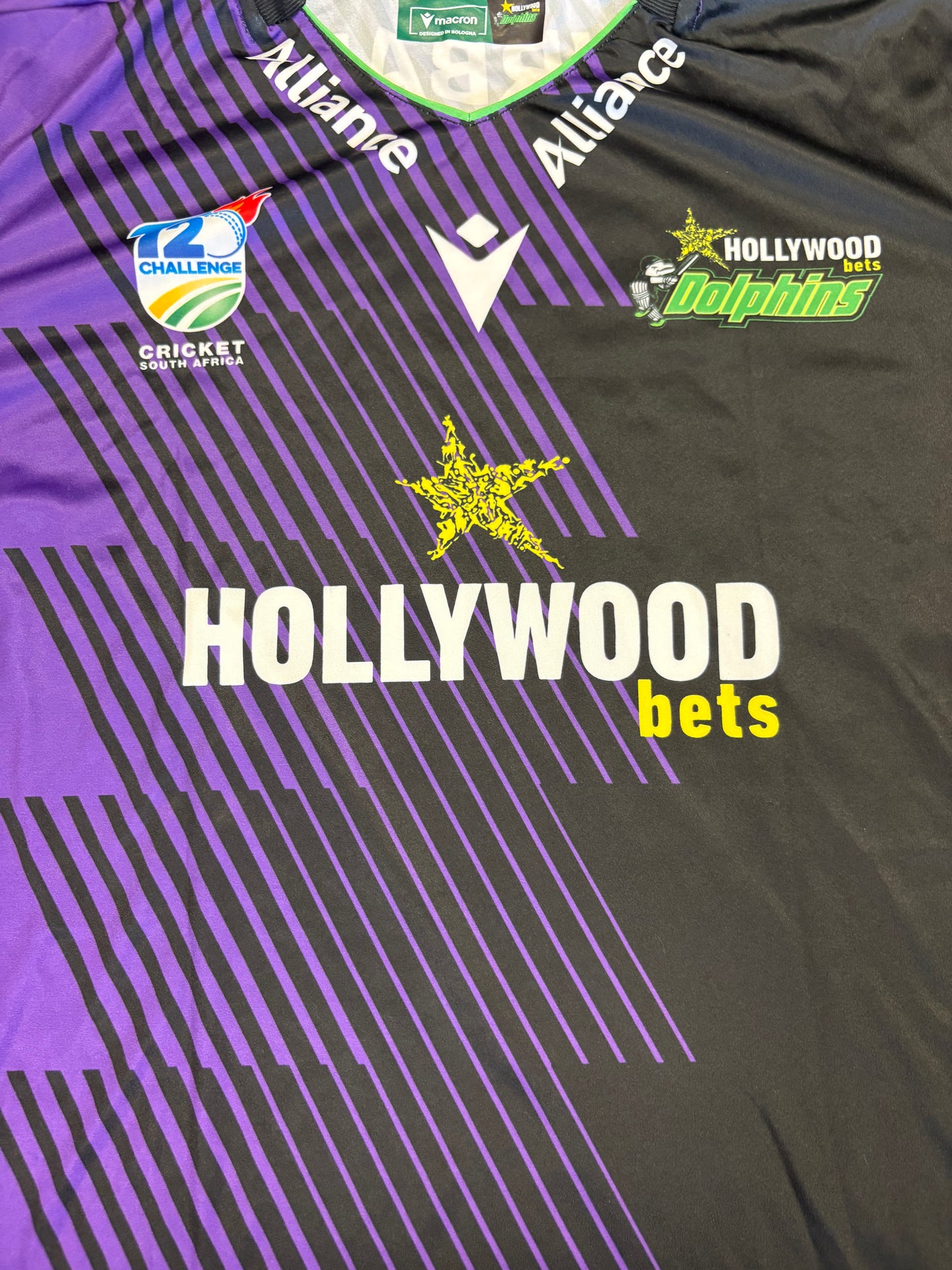 Leus Du Plooy Hollywood Dolphins 2025/26 T20 Match Issue SS Playing Shirt