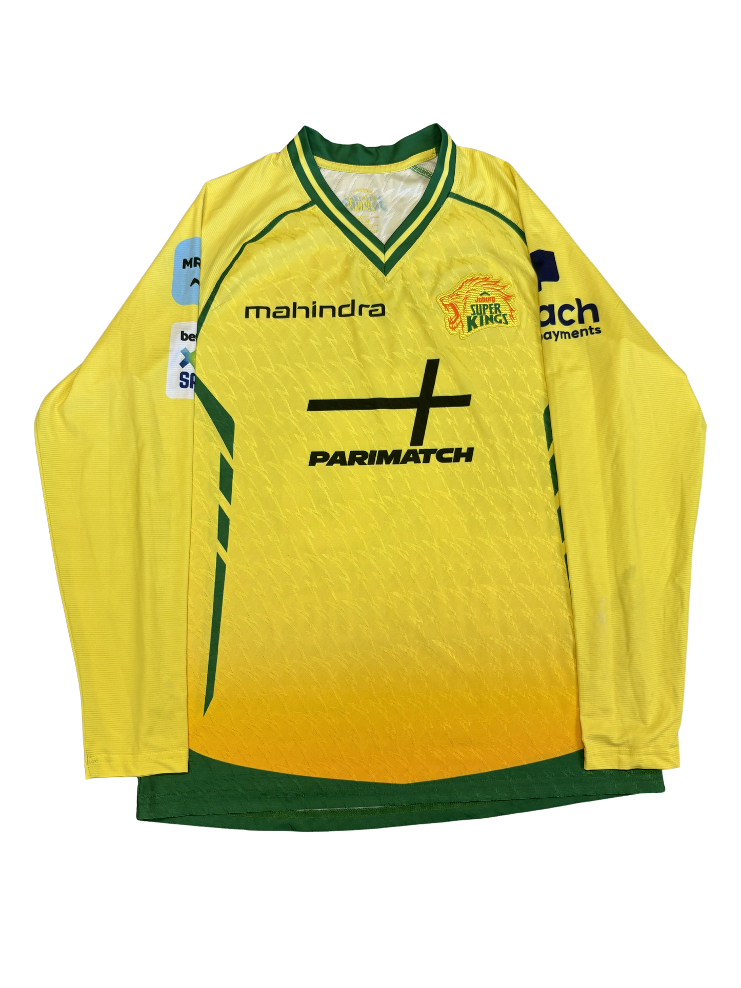 Leus Du Plooy Joburg Super Kings 2026 SA20 Match Worn LS Playing Shirt