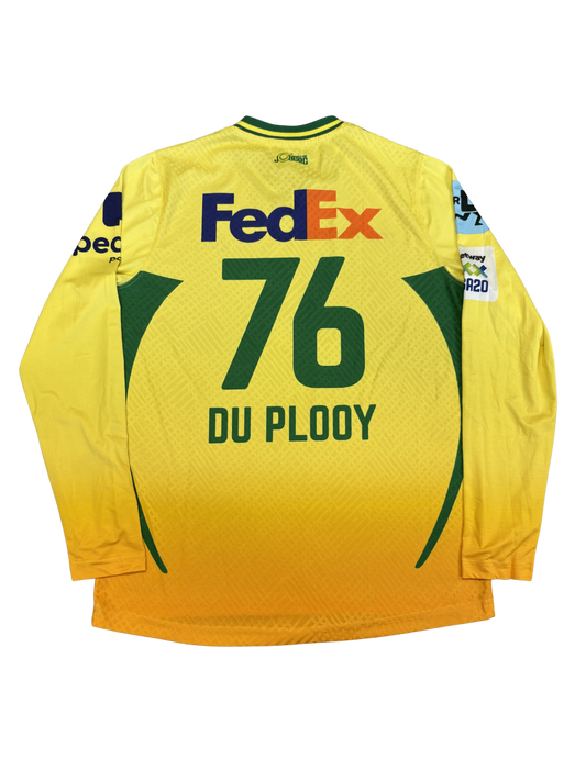 Leus Du Plooy Joburg Super Kings 2025 SA20 Match Worn LS Playing Shirt