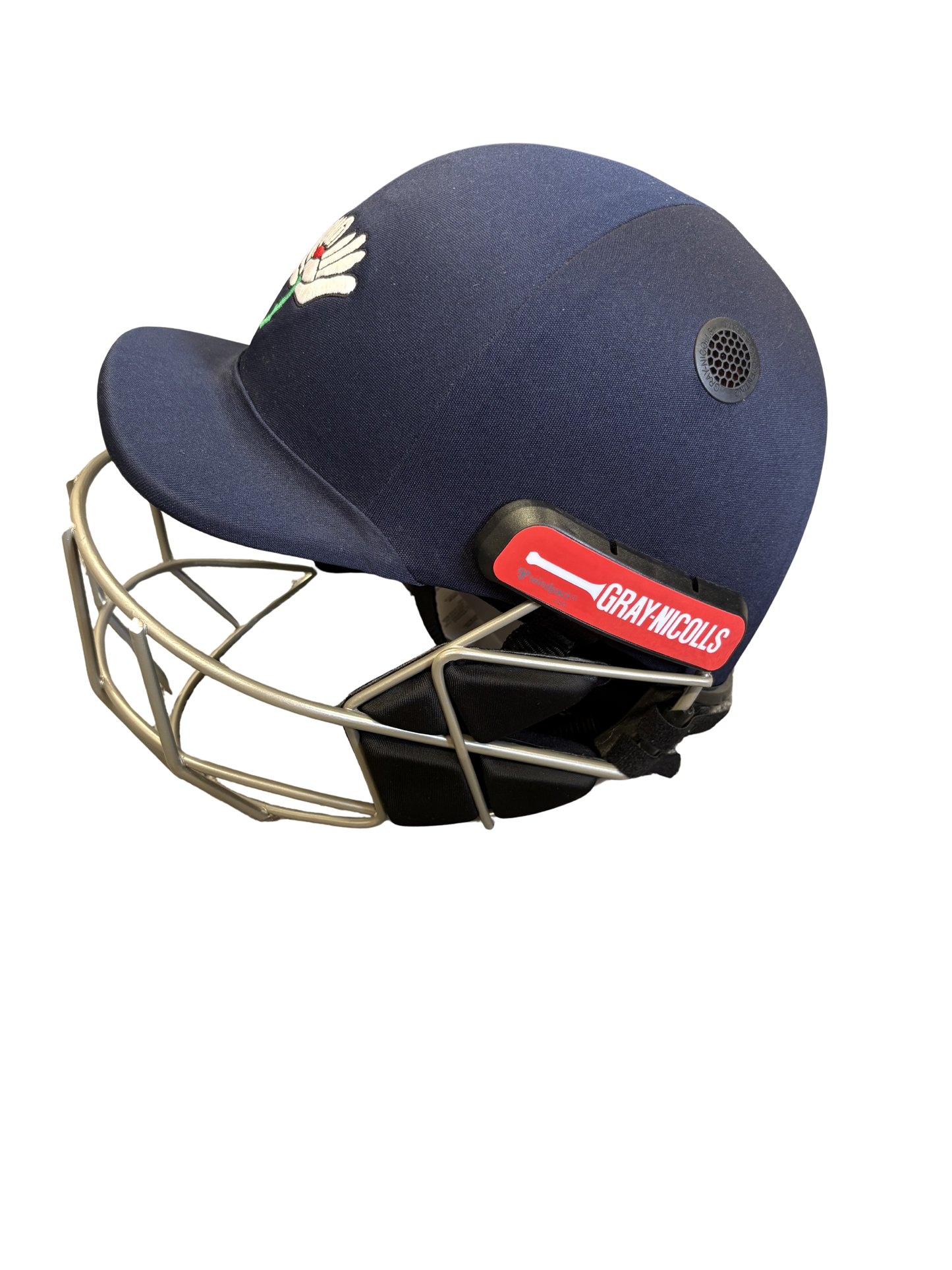 Yorkshire Gray Nics Evo Pro Titanium Cricket Helmet
