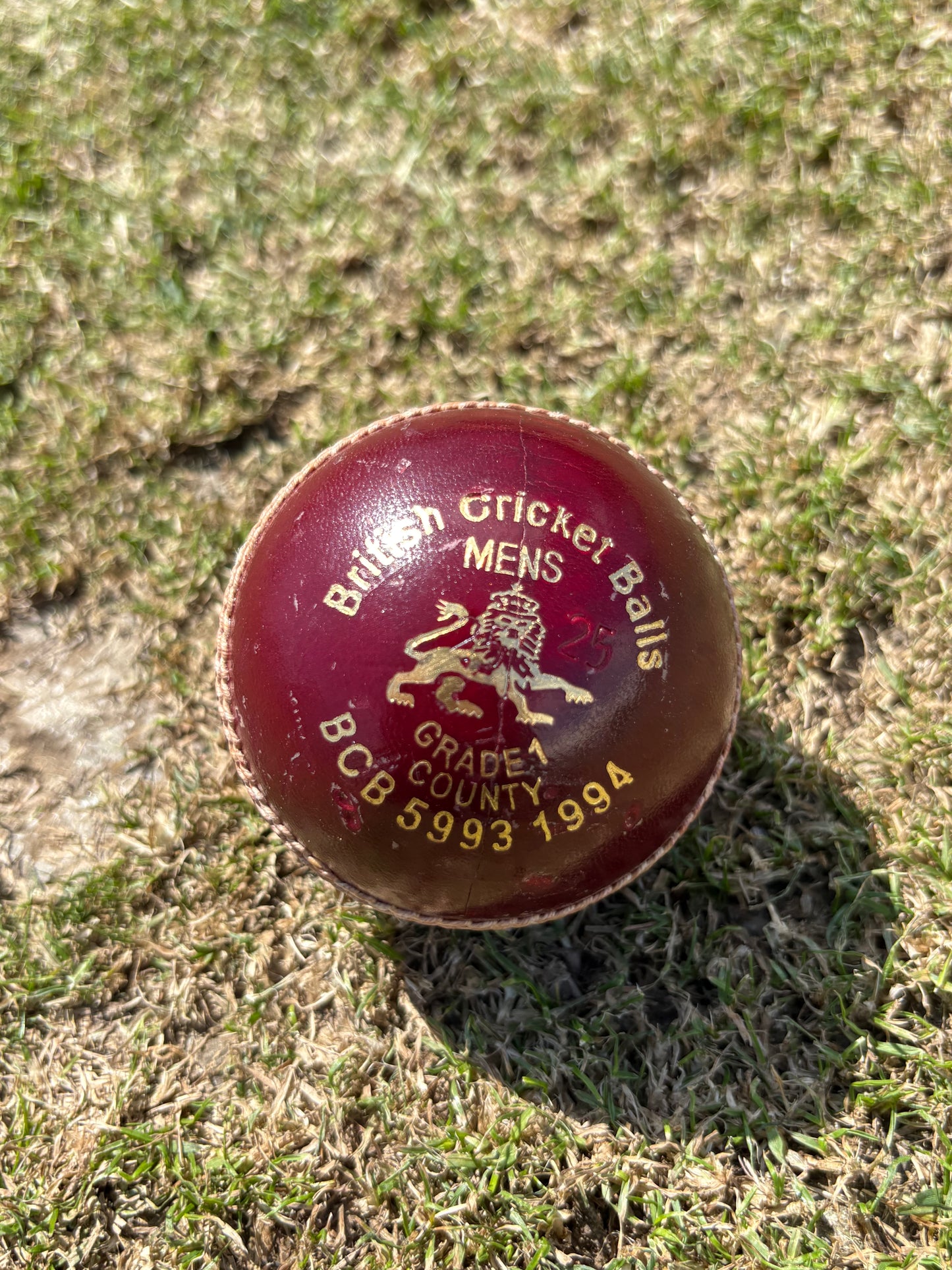 Dukes 2025 Special County Test Match Issue Ball *Transit Marks*