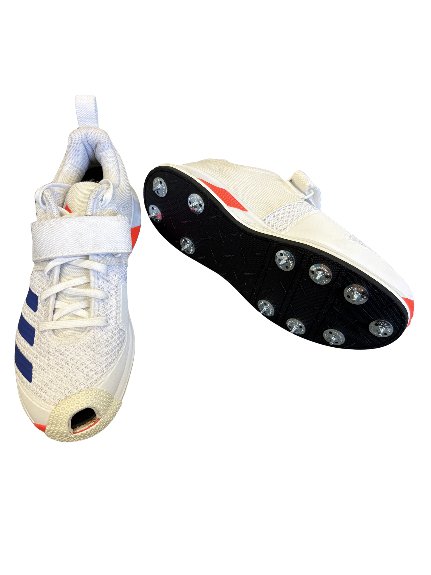 Adidas Adipower Incurza Pro Issue Custom Sole Cricket Spikes For Left Arm Bowler - UK11