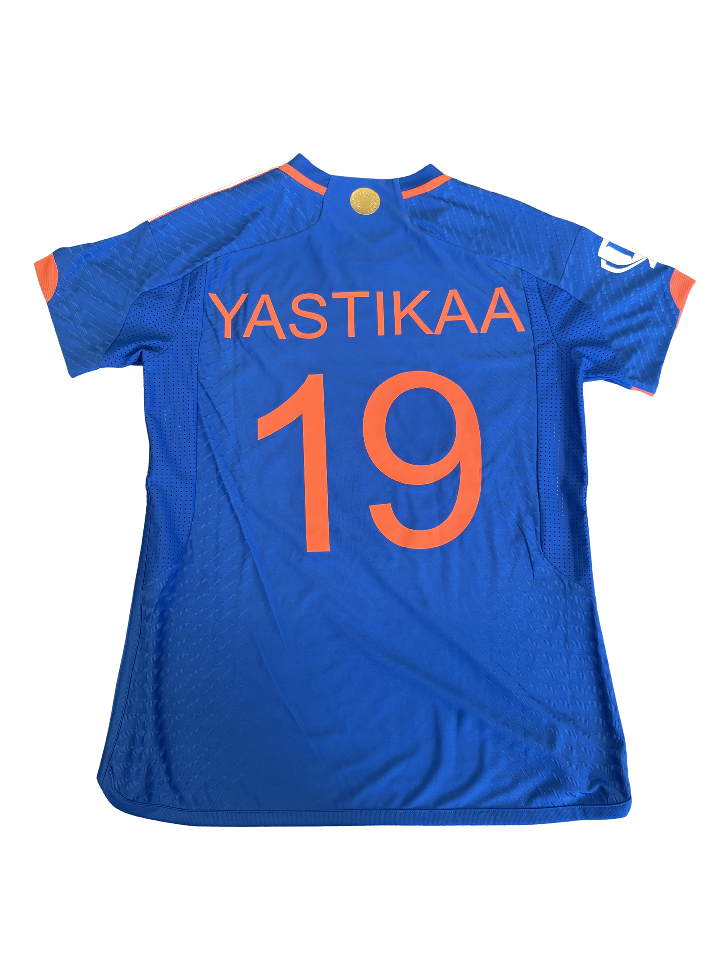 Yastika Bhatia India 2023 T20 Match Issue SS Playing Shirt