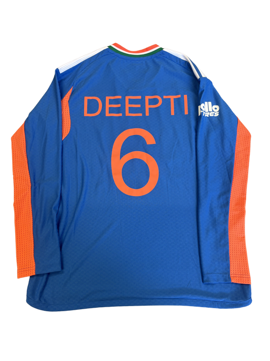Deepti Sharma India 2026 T20 Match Worn LS Playing Shirt