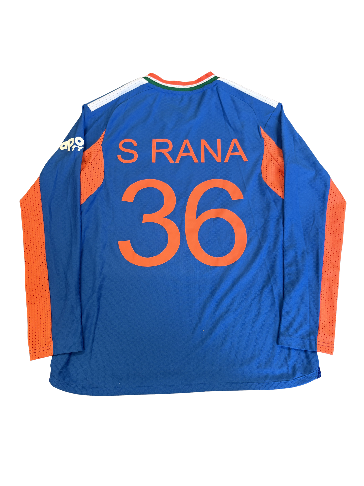Sneh Rana India 2026 T20 Match Worn LS Playing Shirt
