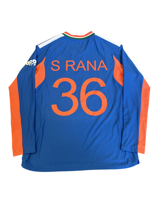 Sneh Rana India 2026 T20 Match Worn LS Playing Shirt