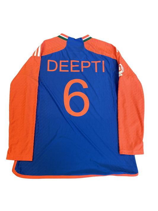 Deepti Sharma India 2025 T20 Match Worn LS Playing Shirt