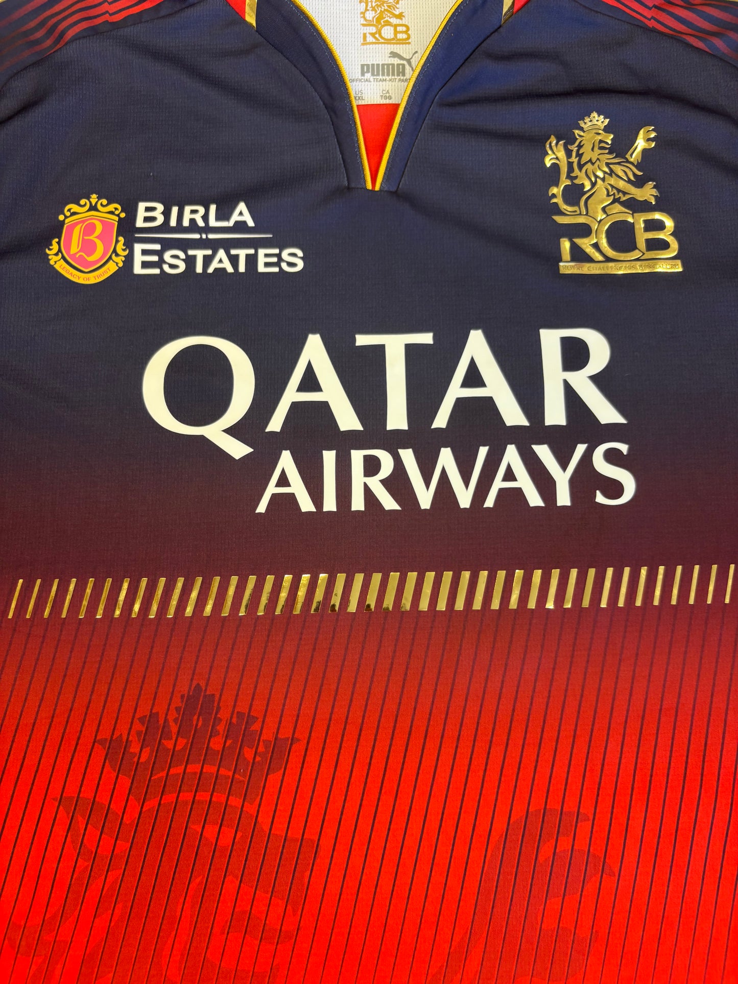 Romario Shepherd Royal Challengers Bengaluru 2025 IPL Match Worn SS Playing Shirt