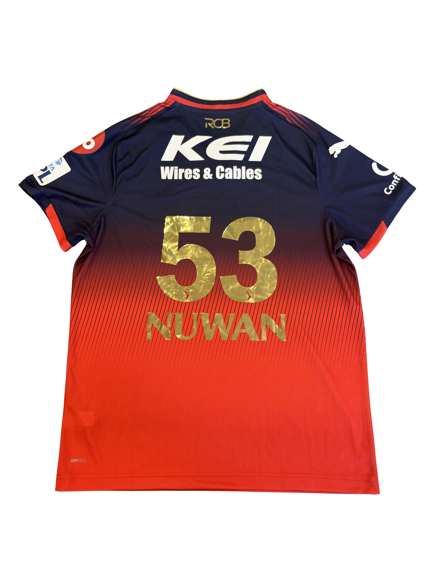 Nuwan Thushara Royal Challengers Bengaluru 2025 IPL Match Issue SS Playing Shirt