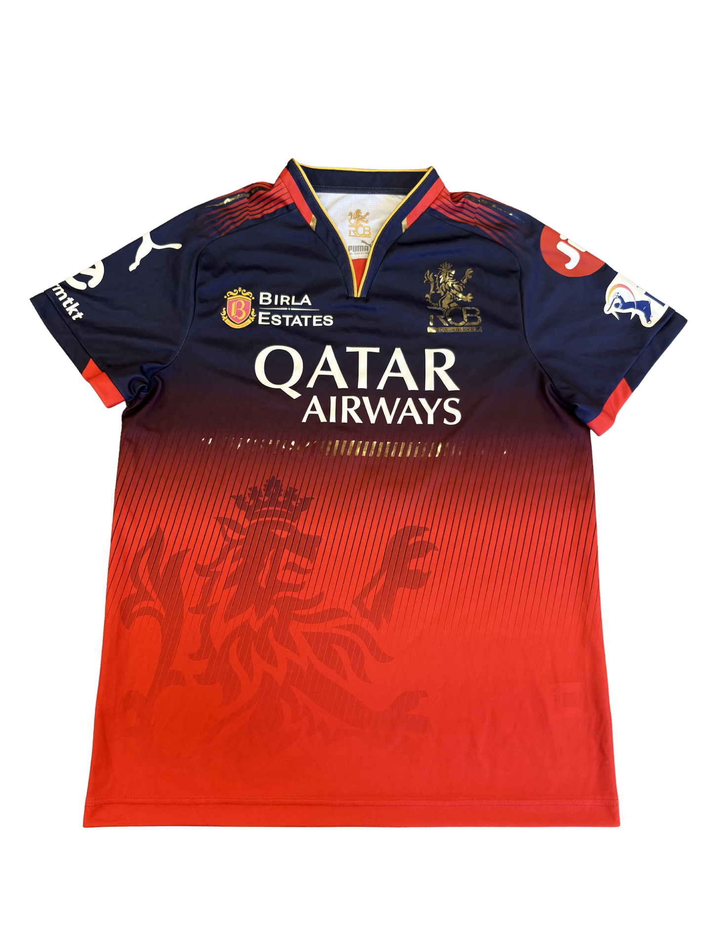Krunal Pandya Royal Challengers Bengaluru 2025 IPL Match Worn SS Playing Shirt