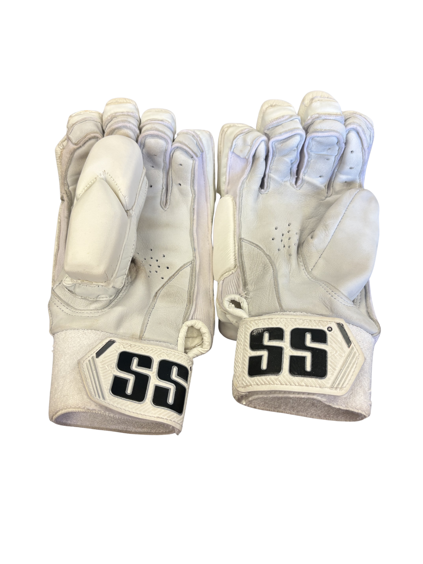 SS All White Pro Issue Batting Gloves - Left Hand