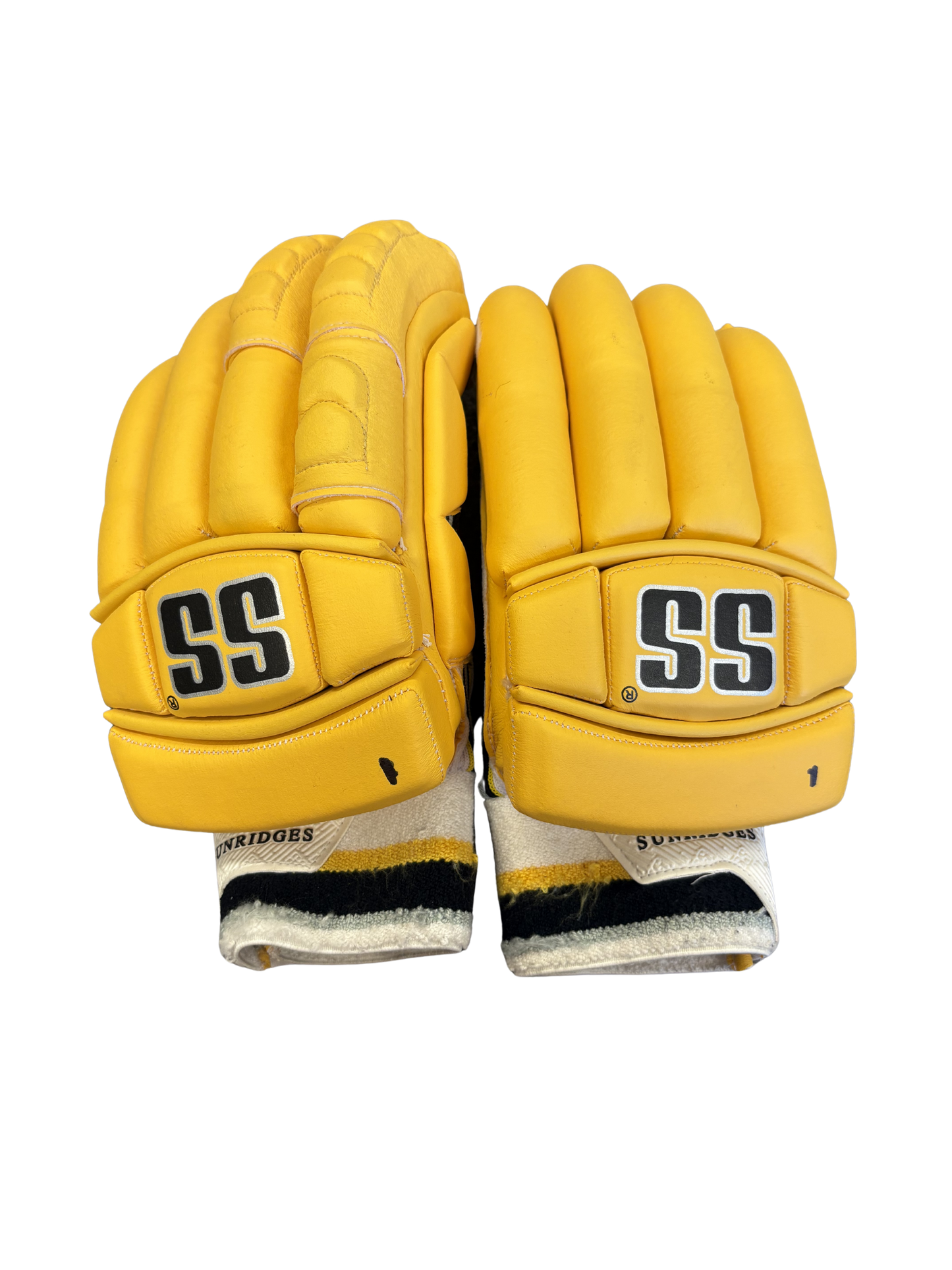SS Super Test CSK Pro Issue Batting Gloves - Left Hand