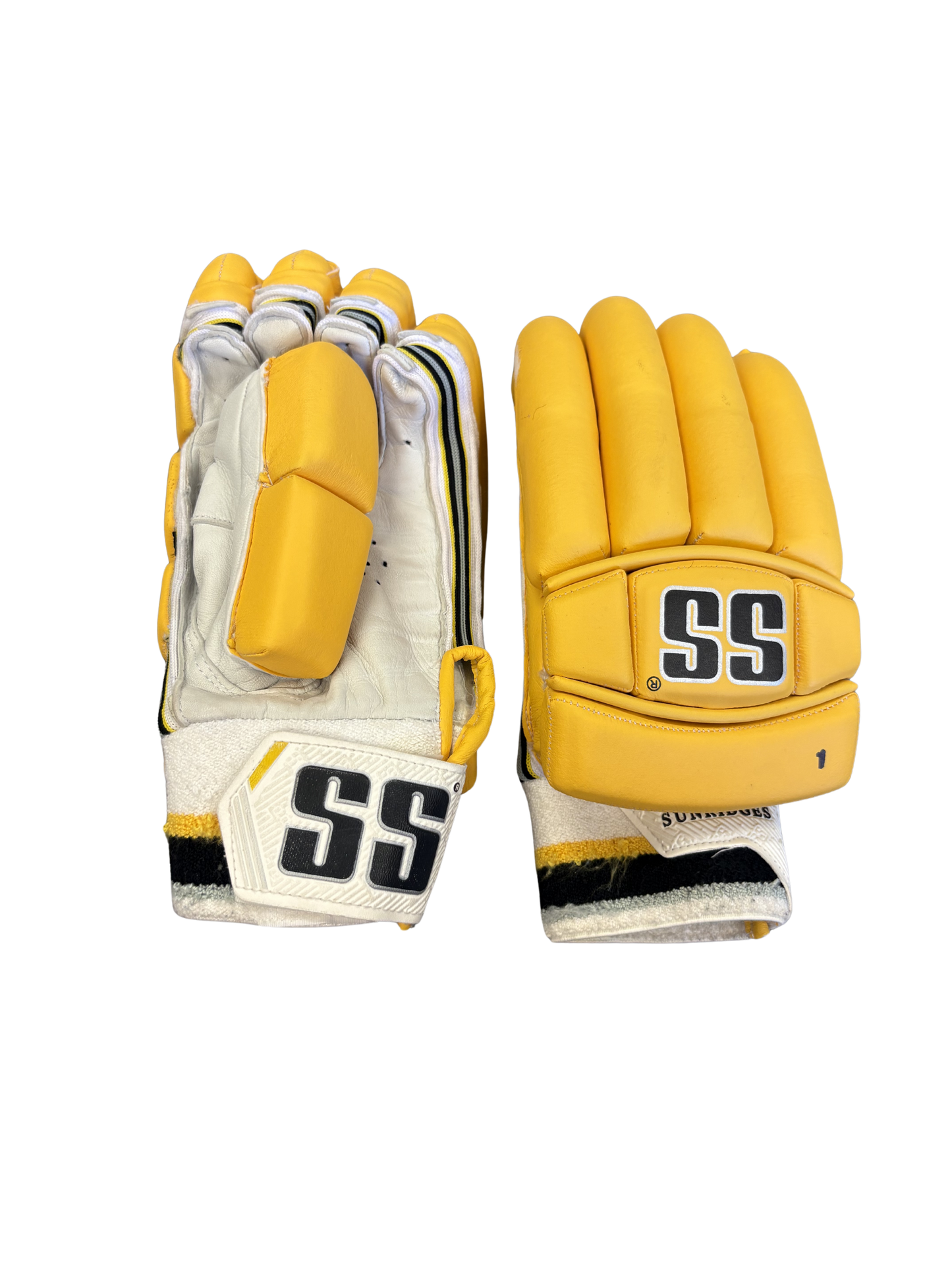 SS Super Test CSK Pro Issue Batting Gloves - Left Hand