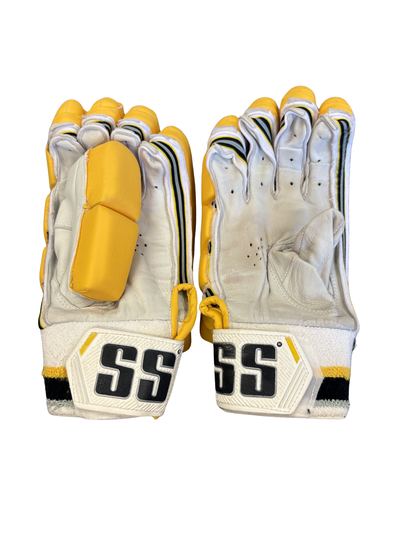 SS Super Test CSK Pro Issue Batting Gloves - Left Hand
