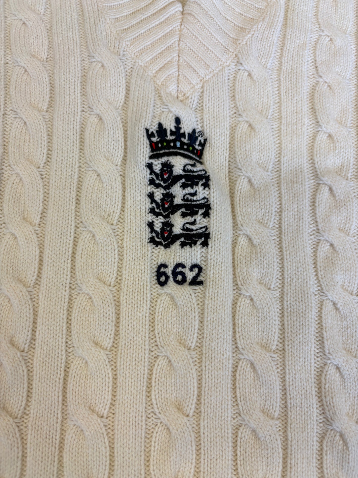 Moeen Ali England 2020 Test Match Worn Cable Knit Playing Jumper