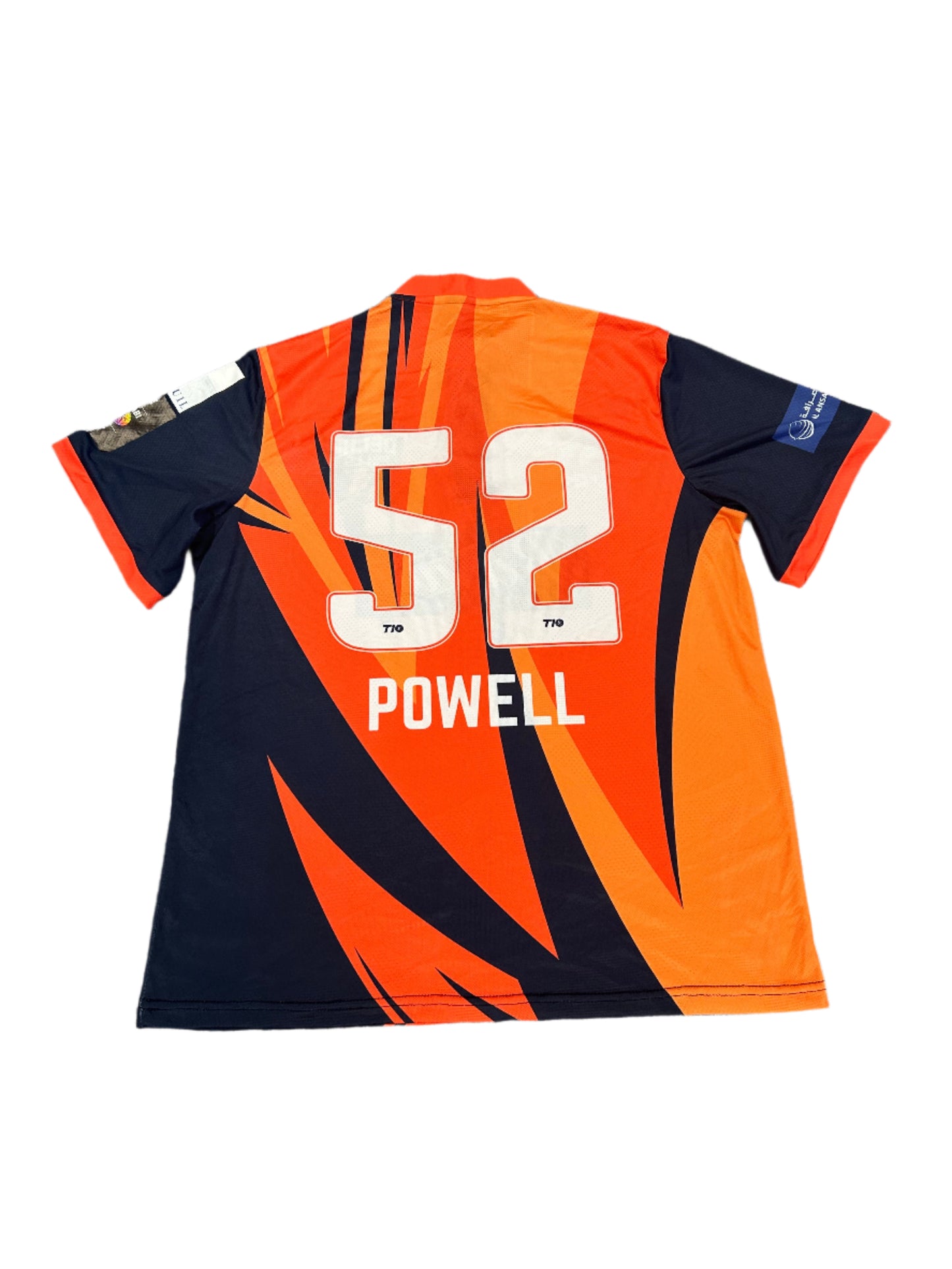 Rovman Powell Delhi Bulls 2024 ABDT10 Match Worn SS Playing Shirt