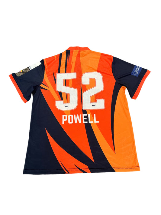 Rovman Powell Delhi Bulls 2024 ABDT10 Match Worn SS Playing Shirt