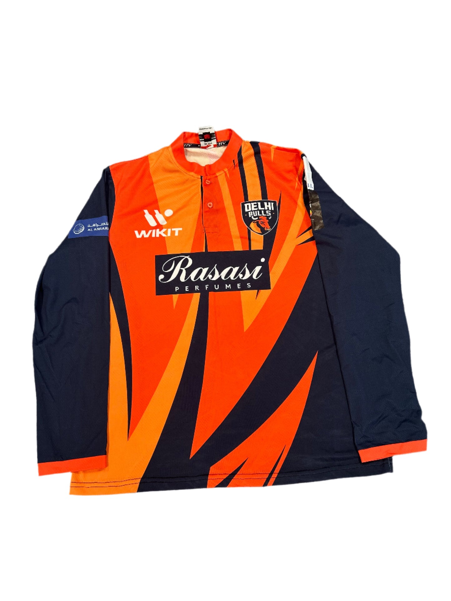 Saghir Khan  Delhi Bulls 2024 ABDT10 Match Worn LS Playing Shirt