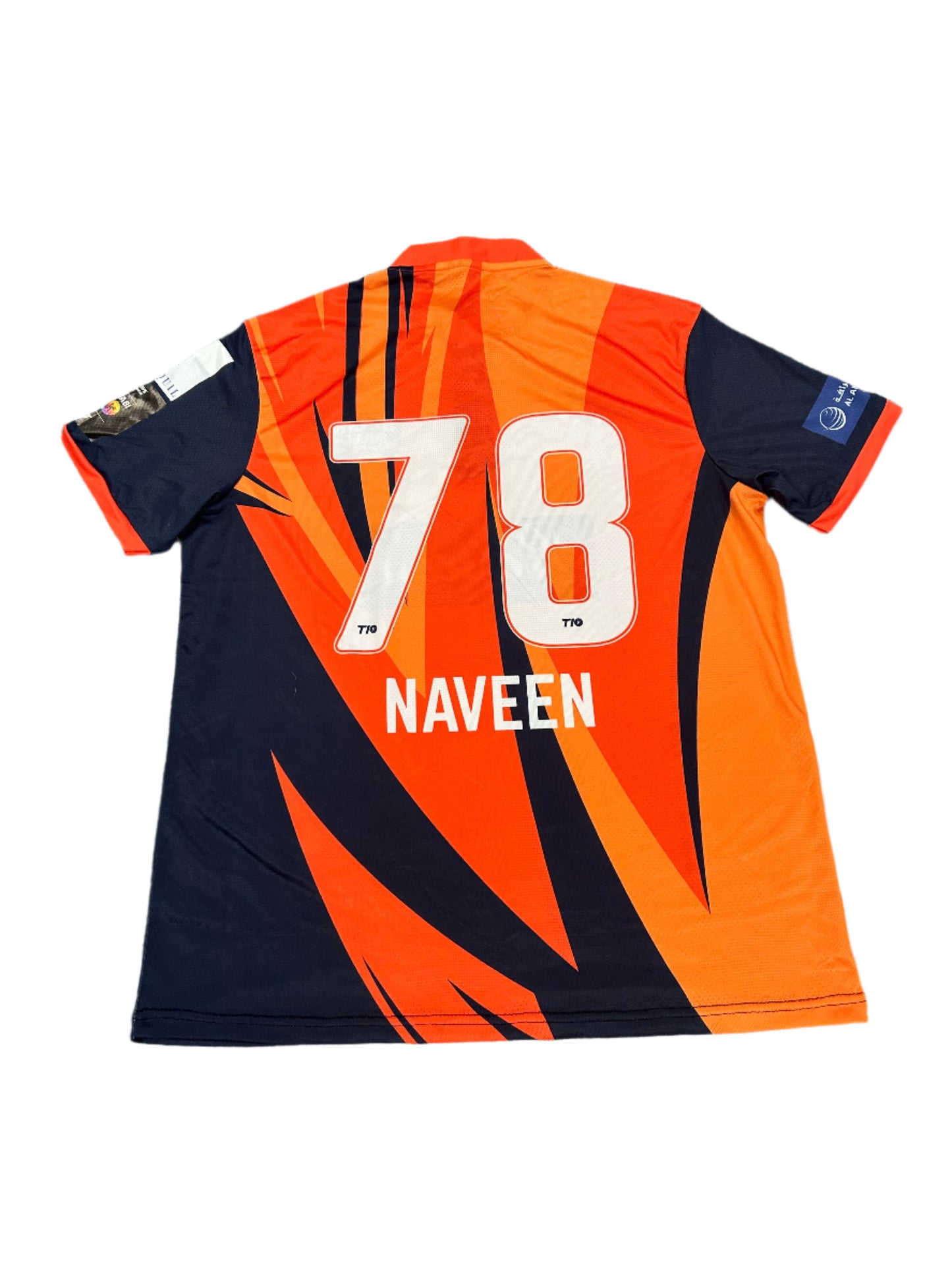 Naveen Ul-Haq  Delhi Bulls 2024 ABDT10 Match Worn SS Playing Shirt