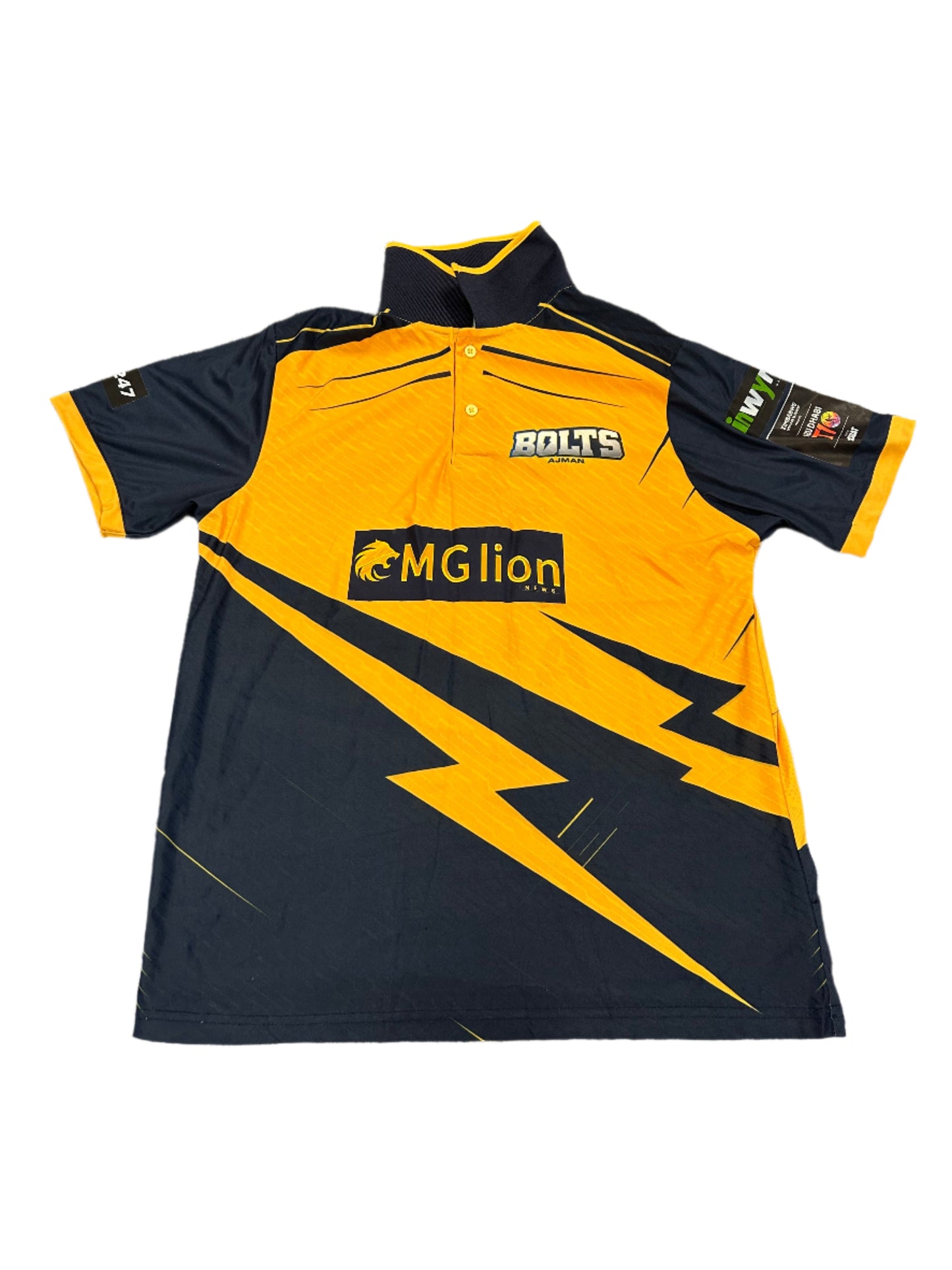 Ali Abid Ajman Bolts 2024 ABDT10 Match Issue SS Playing Shirt