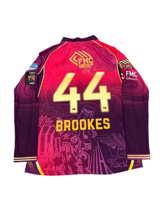Henry Brookes Bangla Tigers 2024 ABDT10 Match Worn LS Playing Shirt