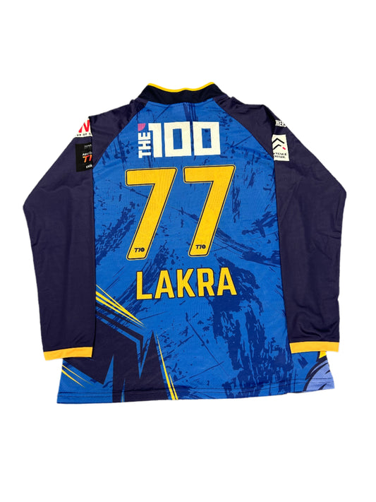 Aryan Lakra Deccan Gladiators 2024 ABDT10 Match Worn LS Playing Shirt