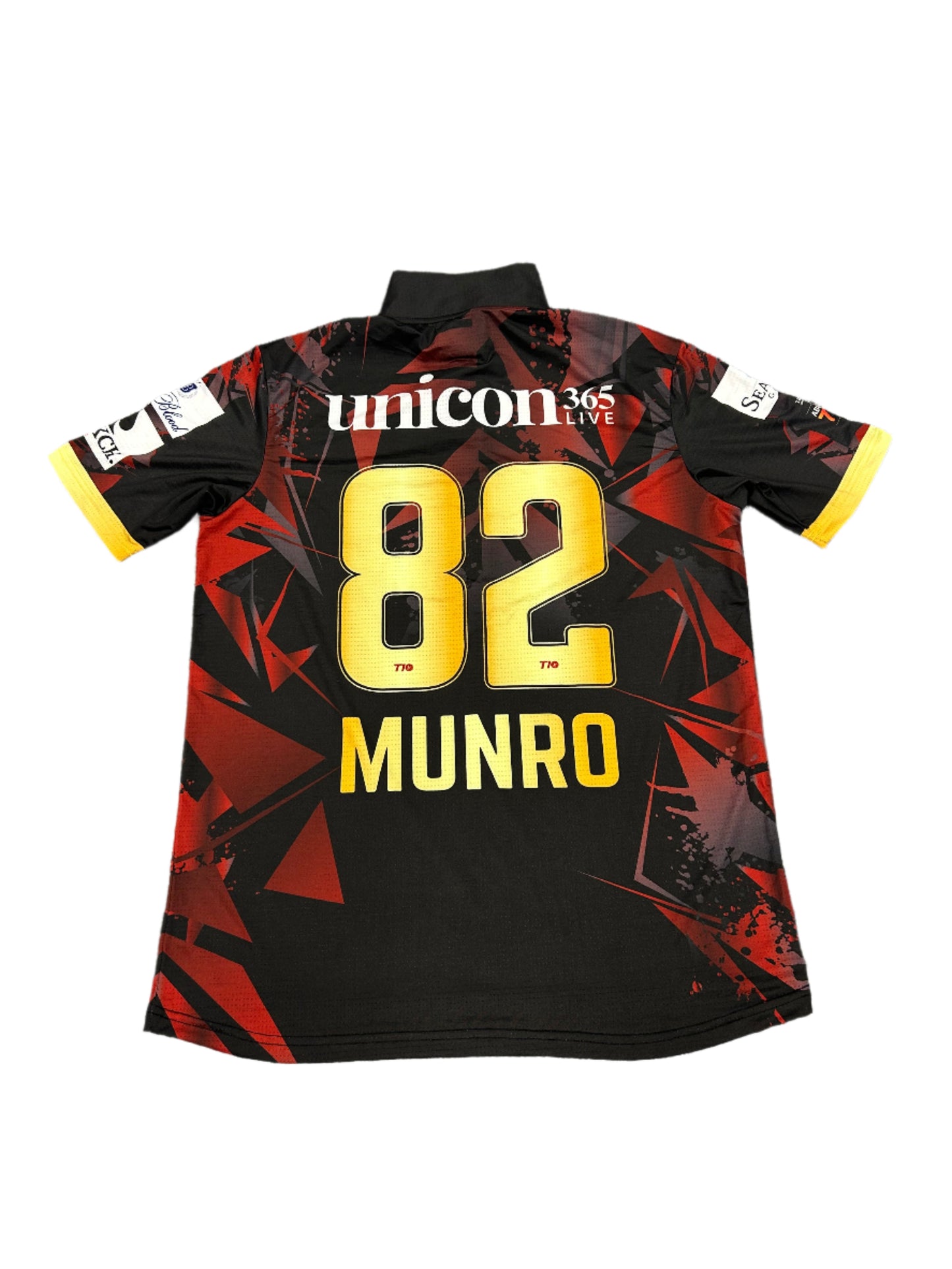 Colin Munro Northern Warriors 2024 ABDT10 Match Worn SS Playing Shirt