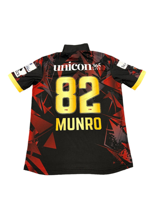 Colin Munro Northern Warriors 2024 ABDT10 Match Worn SS Playing Shirt
