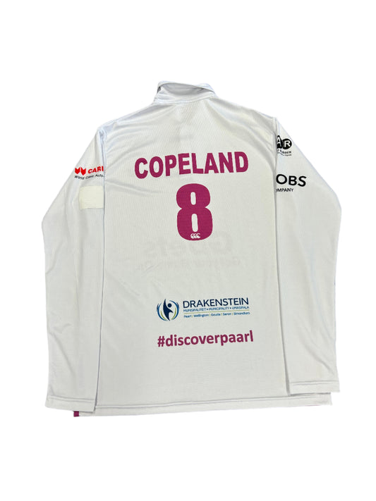 Michael Copeland Paarl Rocks Match Worn 4DC LS Playing Shirt