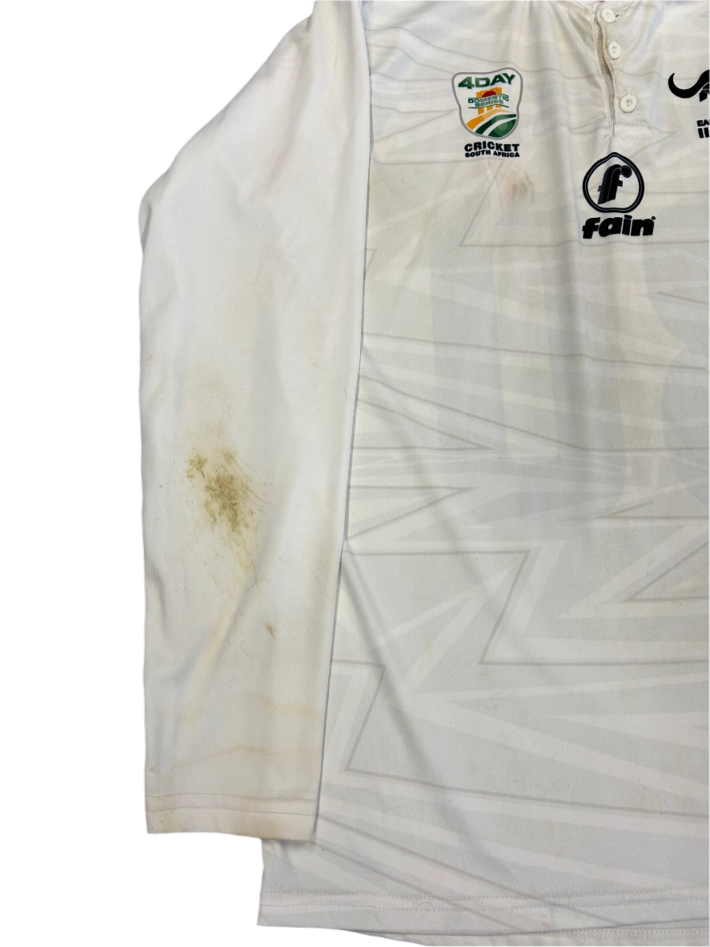 Mncedisi Malika Eastern Cape Linyathi Match Worn 4DC LS Playing Shirt