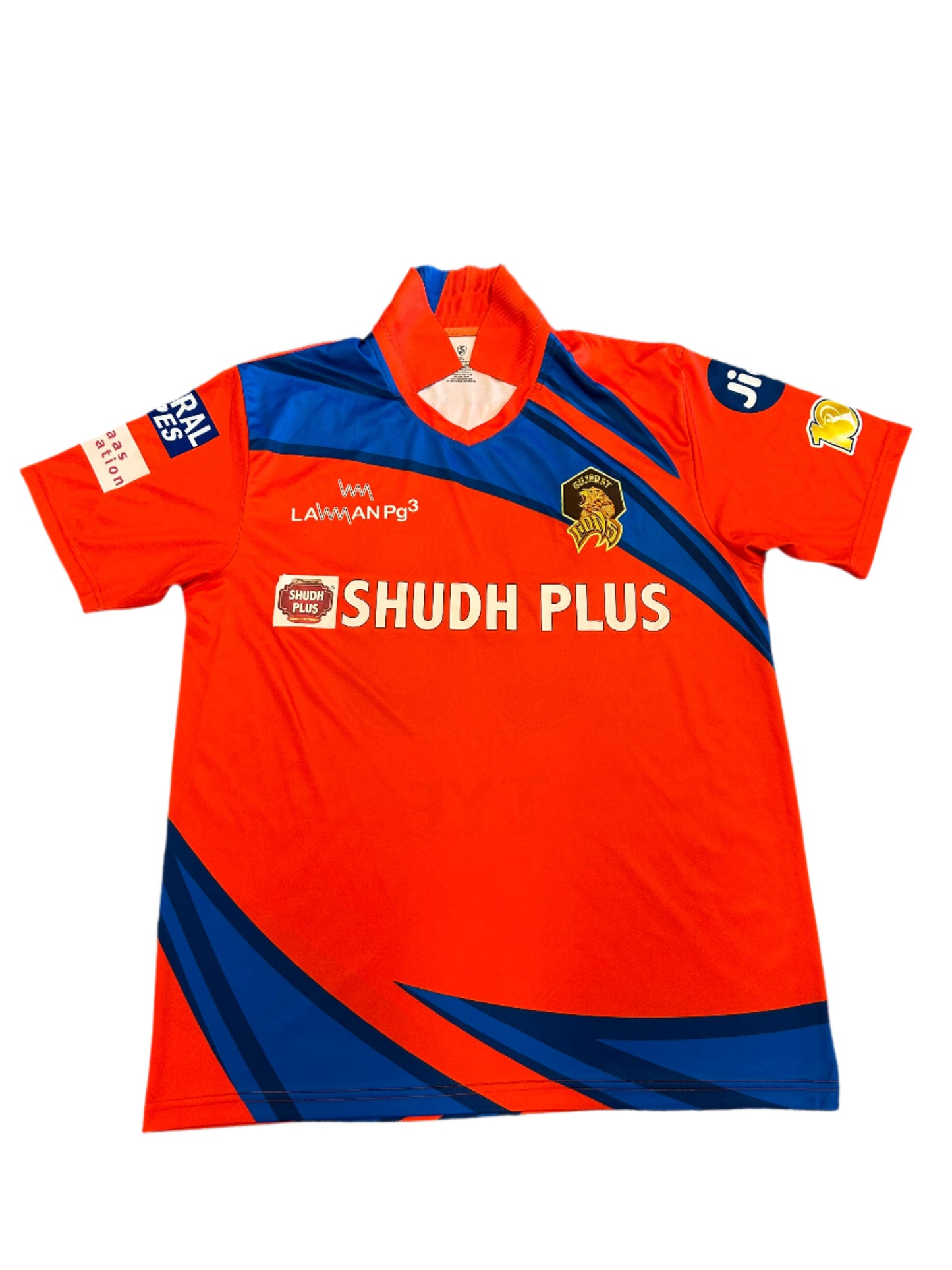 Andrew Tye Gujarat Lions 2017 IPL Match Worn And Signed SS Playing Shirt