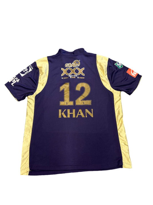 Shah Rukh Khan KKR IPL Staff Issue SS Playing Shirt