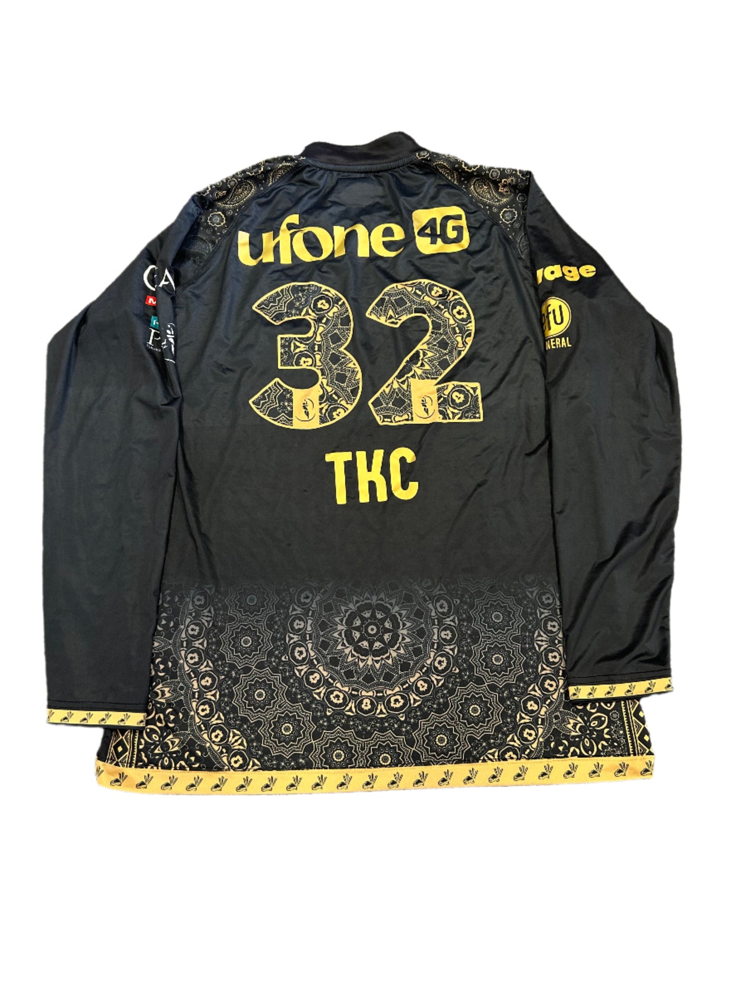 Tom Kohler-Cadmore Peshawar Zalmi 2025 PSL Match Worn LS Away Playing Shirt