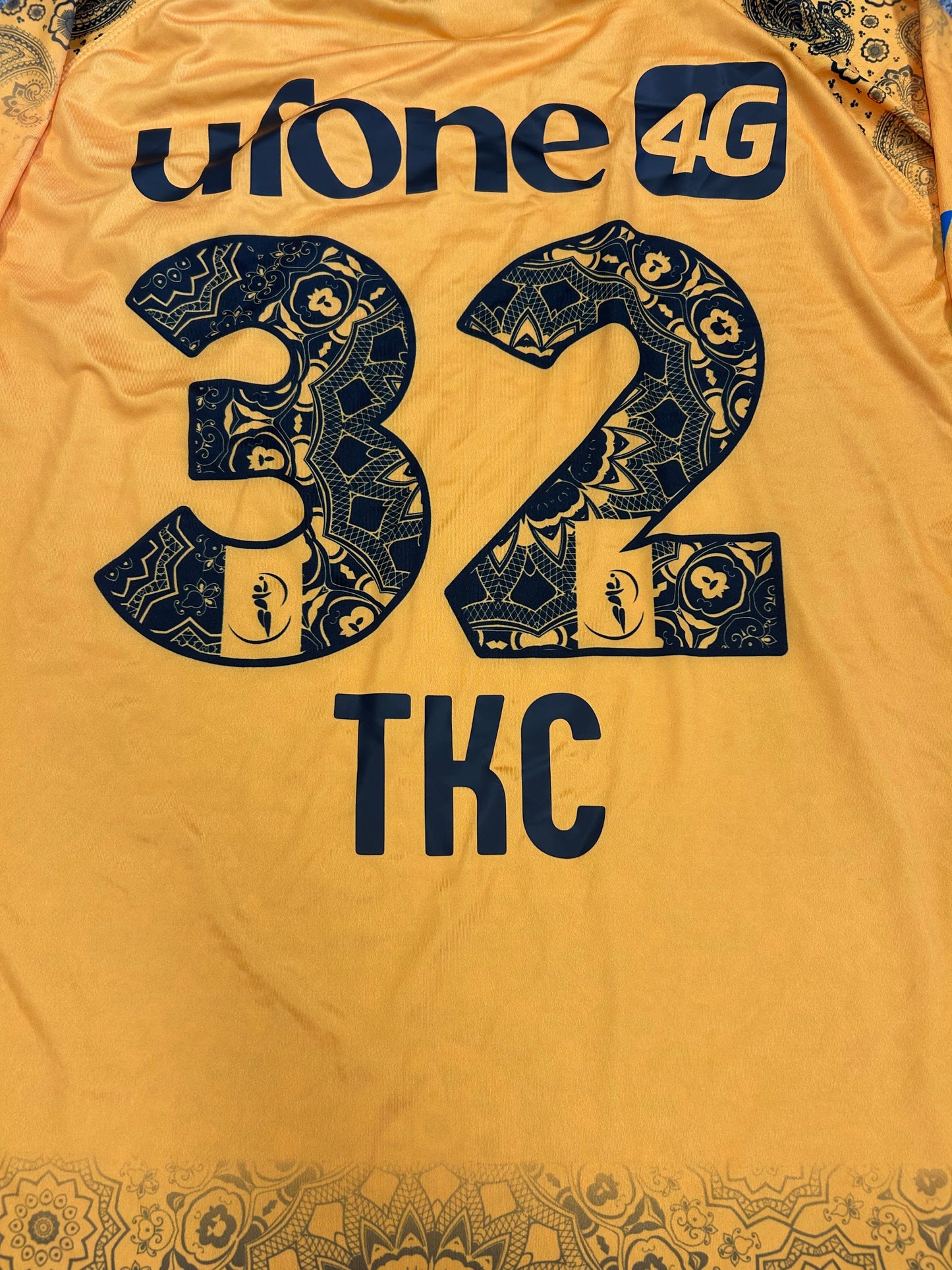 Tom Kohler-Cadmore Peshawar Zalmi 2025 PSL Match Worn LS Home Playing Shirt