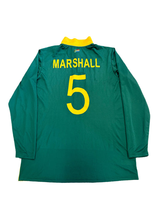 Wesley Marshall Cricket South Africa High Performance Match Worn LS Playing Shirt