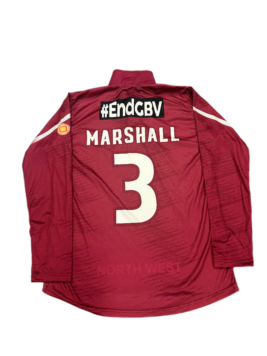 Wesley Marshall North West Dragons T20 Match Worn LS Playing Shirt