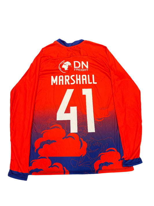 Wesley Marshall Eastern Storm 1DC Match Worn LS Playing Shirt LS