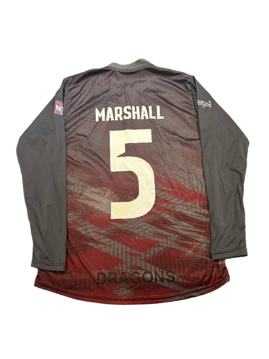 Wesley Marshall North West Dragons T20 Match Worn LS Playing Shirt