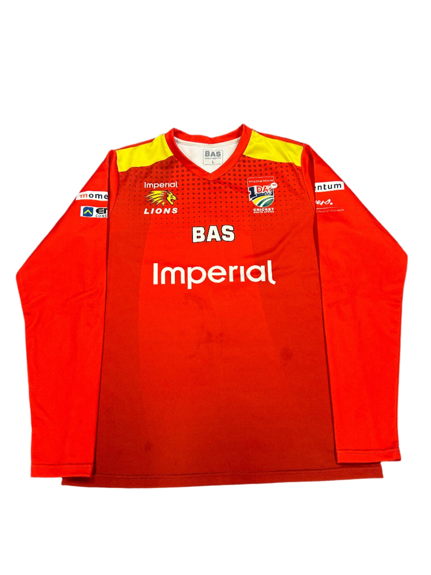 Wesley Marshall Imperial Lions 1DC Match Worn LS Playing Jumper