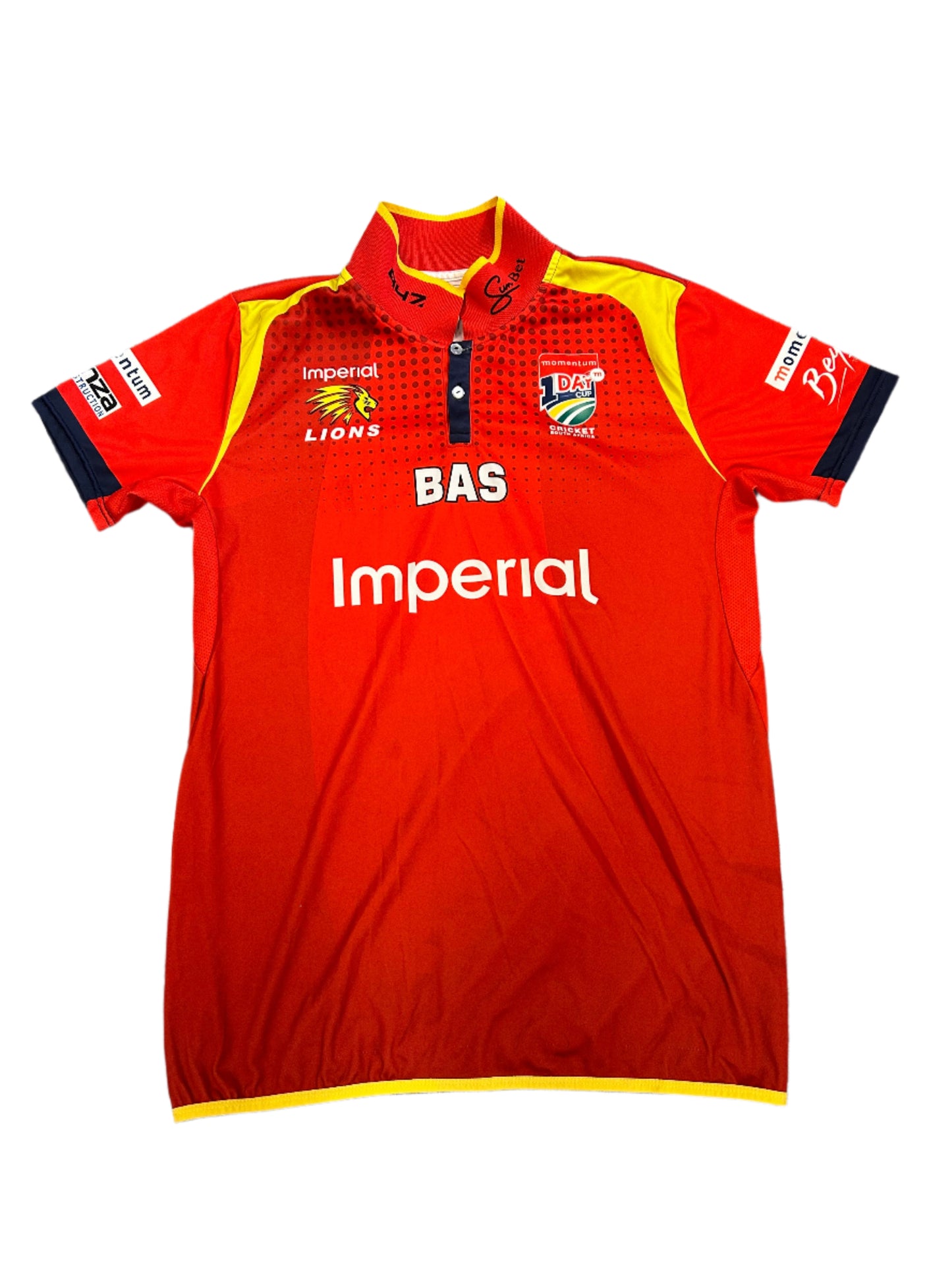 Wesley Marshall Imperial Lions 1DC Match Worn SS Playing Shirt